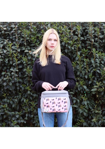 Cats Isı Yalıtımlı Termal Çanta, Su Geçirmez, Sızdırmaz, 10L, Piknik & Beslenme Çantası, Pembe indirimleri