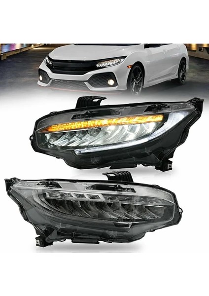 Honda Cıvıc ile Uyumlu Full LED Far Fc5