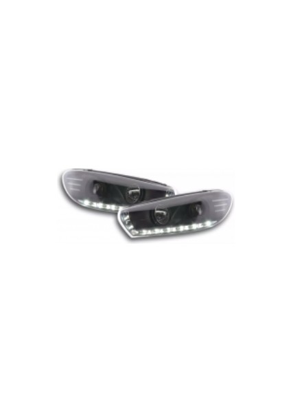 Vw Scırocco ile Uyumlu Halogen Uyumlu Ledli Mercekli Far 2009-2014