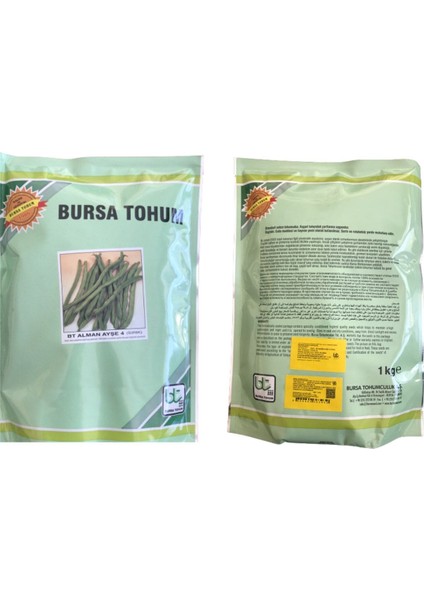 Alman Ayşe 4 Sırık Fasulye Tohumu 1 kg