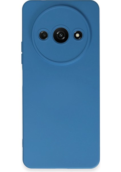 Xiaomi Redmi A3 4g Kılıf Nano Içi Kadife Silikon - Mavi Bstmy