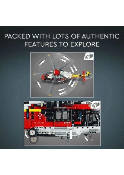 Technic Airbus H175 Kurtarma Helikopteri 42145 Standard Packaging