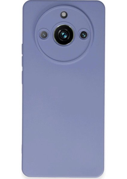 Realme 11 Pro Kılıf Nano Içi Kadife Silikon - Lila Bstmy