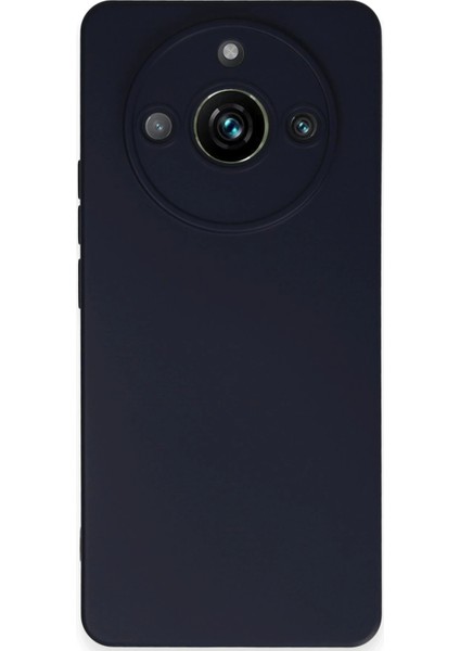 Realme 11 Pro Kılıf Nano Içi Kadife Silikon - Lacivert Bstmy