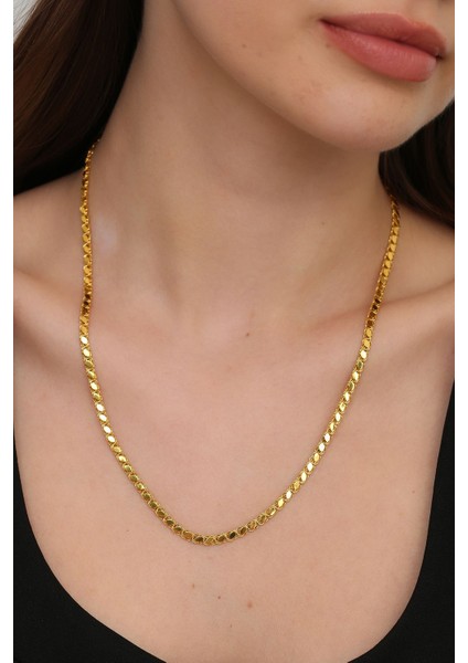 Altın Kesesi 8 Ayar Altın Pullu Zincir Kolye 4 mm fırsatları