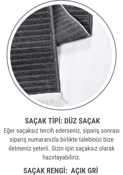 Lidya Antrasit Pamuk Dokuma Yumuşak Halı | Kaymaz Tabanlı, Yıkanabilen Modern Tasarımlı Kilim