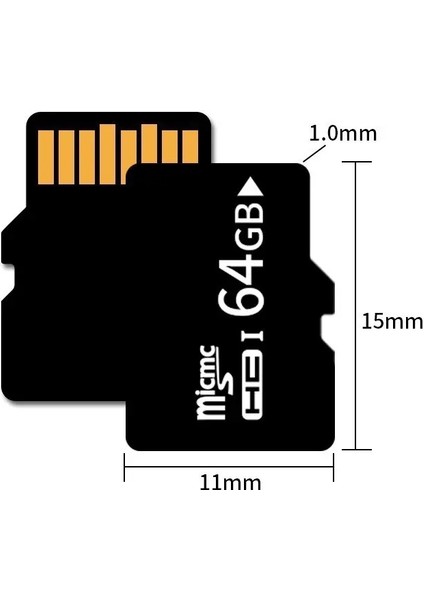 128GB Hafıza Kartı 100MB Okuma/yazma Hızı Adaptörlü modelleri