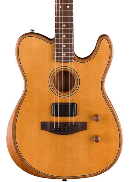 Acoustasonic Standard Telecaster Gülağacı Klavye Aged Natural Elektro Akustik Gitar modelleri