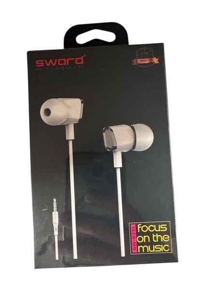 SLC01 Mikrofonlu Kablolu Kulak Içi Kulaklık 3.5mm Jack Girişli Beyaz fırsatları