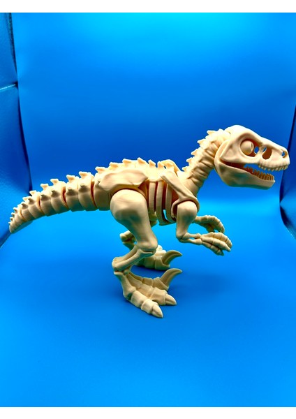Dinozor Oyuncağı, Gerçekçi Velociraptor Modeli - Büyük Boy