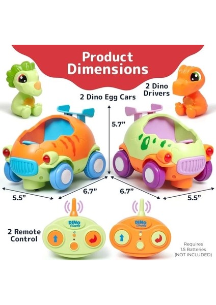 Uzaktan Kumandalı Araba Dino Cars modelleri