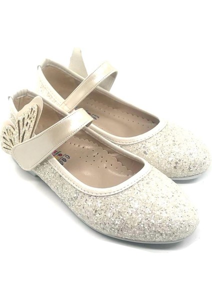 Çok Hafif Çok Rahat Iç Tabanı Ortopedik Kelebek Detaylı Kız Çocuk Babet fırsatları