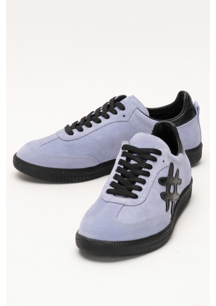 Marine Kadın Günlük Bağcıklı Spor Ayakkabı Gerçek Deri Lila fırsatları