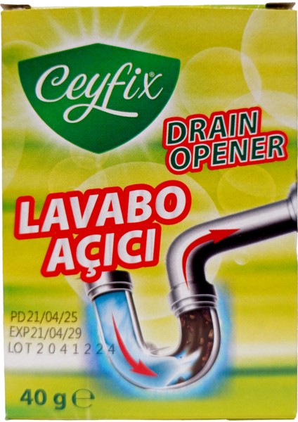 Draın Opener Lavabo Açıcı 40GR 12 Adet