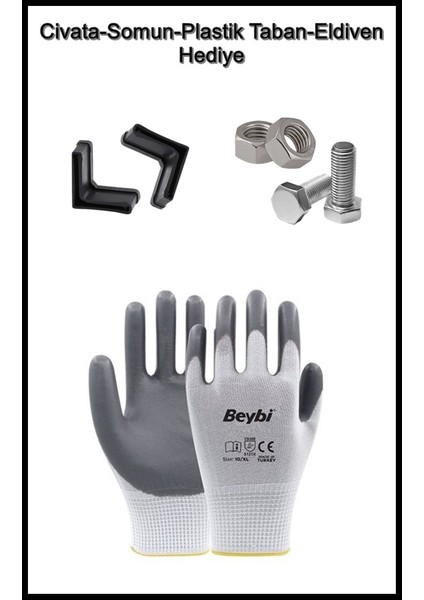 5 Katlı Beyaz Renk Çelik Raf - Çiçeklik Rafı, Ofis Rafı - 20x60 cm-200 cm-0.70 mm indirimleri