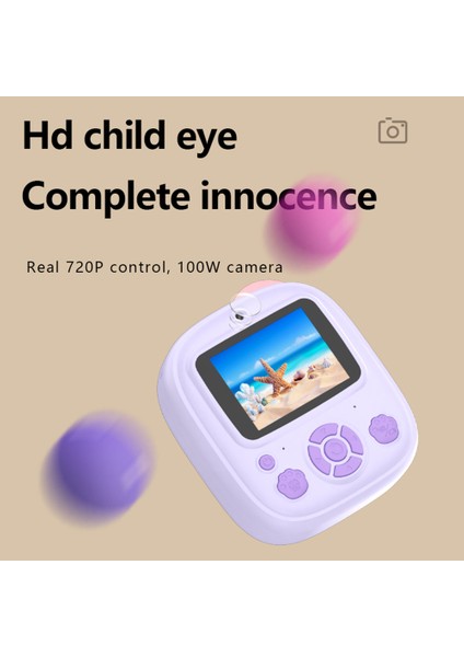 P8 Çocuk Kamerası Çift Lensli Anında Baskı 2,4 Inç IPS Ekran Video Kaydedici, 32GB Kart + Kart Okuyucu ile (Yurt Dışından) indirimleri