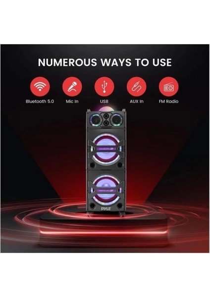 Bluetooth Pa Karaoke Hoparlör Siyah