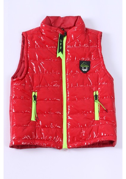 Erkek Çocuk Şişme Yelek Düz Renk Fermuar Cepli E16 HCM00324 fiyatları