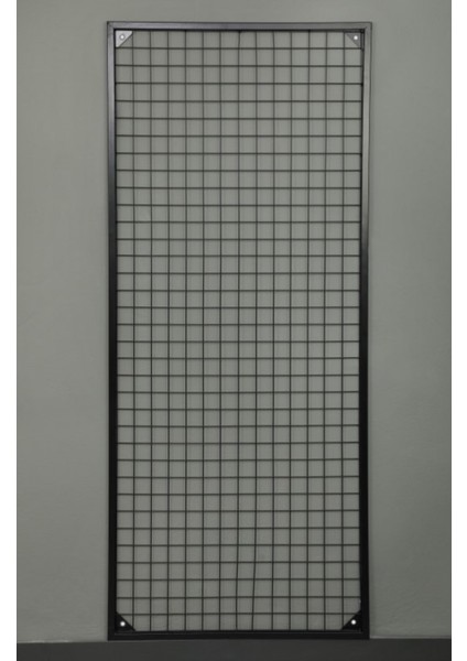 Sık Telli Tel Raf - Tel Pano Stand, Duvar Askılığı - 60x150 cm