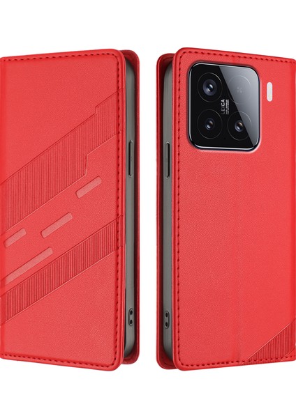 Xiaomi 15 Cüzdan Standı Deri Kılıf Için (Yurt Dışından)