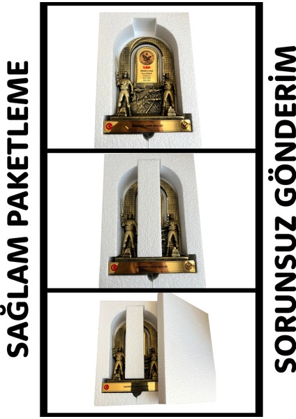 Askeri Birliklere Özel Hizmet Anısı Plaket (Kahverengi )