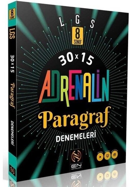 En Yayınları 8. Sınıf Lgs Paragraf Adrenalin 30 X 15 Denemeleri