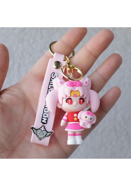 Sailor Moon Ay Savaşçısı Anime Karakter Anahtarlık Ve Çanta Aksesuarı