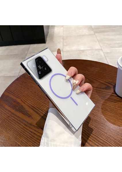 Xiaomi 15 Şeffaf Ince Pc Telefon Arka Kapağı Magsafe ile Uyumlu (Yurt Dışından)