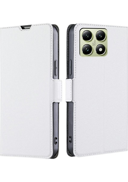 Xiaomi 14T Kart Tutucu Pu Deri Telefon Kılıfı Için (Yurt Dışından)