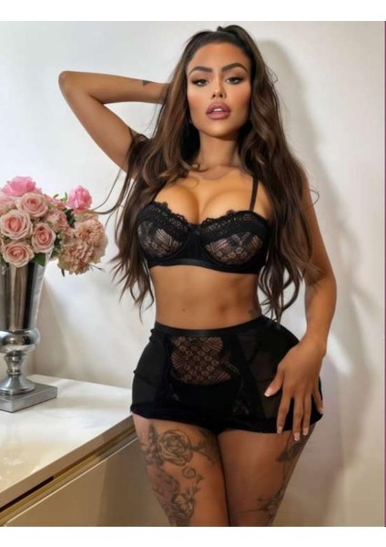 Real Passione Seksi  Etekli  Sütyen Takımı  Cesur Dokunuşlar