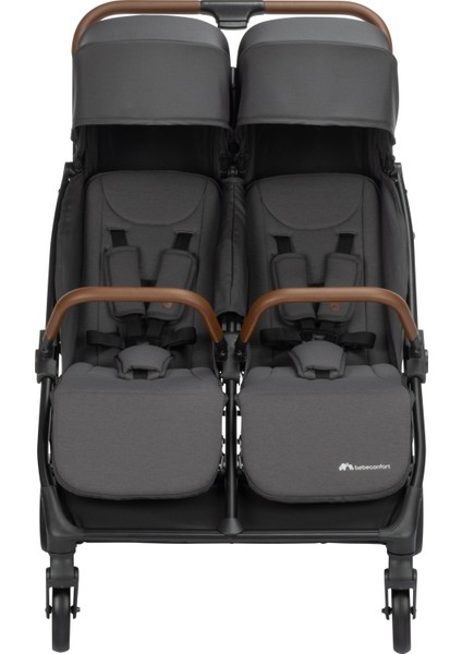 Bebeconfort Mane Tek Elle Katlanılabilen Ikiz Bebek Arabası Mineral Graphite