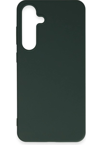 Samsung Galaxy S24 Plus Kılıf First Silikon - Koyu Yeşil Bstmy