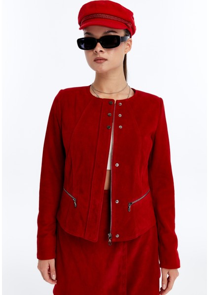 Kadın Hakiki Deri Süet Ceket fiyatları