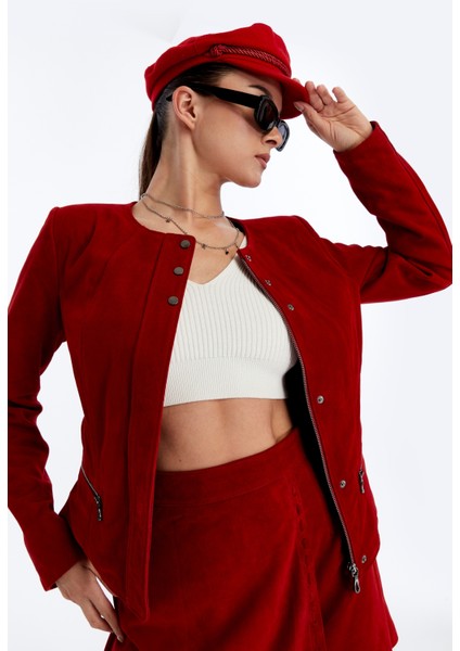 Kadın Hakiki Deri Süet Ceket fırsatları