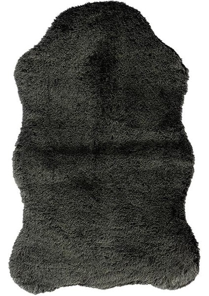 Roby RB001A Siyah Yumuşak Tuşeli Peluş Halı