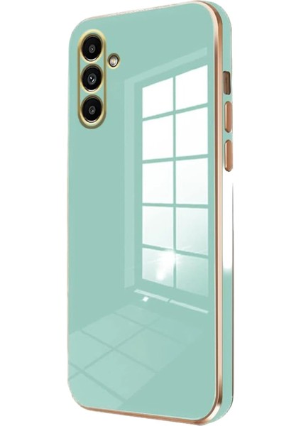 Samsung Galaxy M15 Kılıf Volet Silikon - Açık Yeşil Bstmy