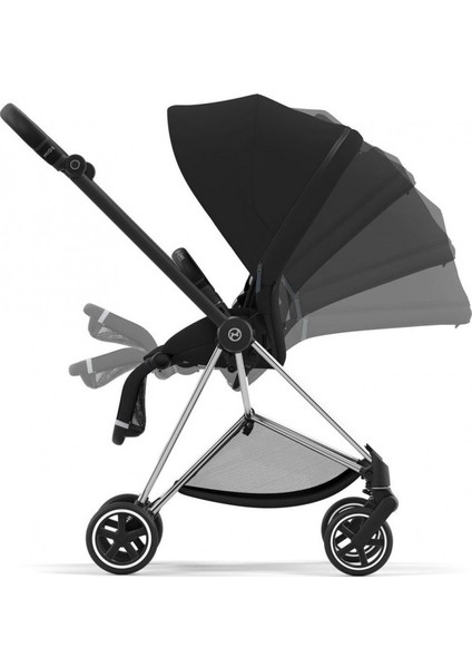 Mios (Chrome Black-Sephia Black) (Ikonik Lüks Bebek Arabası)