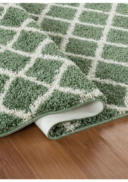 2'li Üçgen Kaymaz Taban Banyo Paspası / 60X100 - 60X50 cm