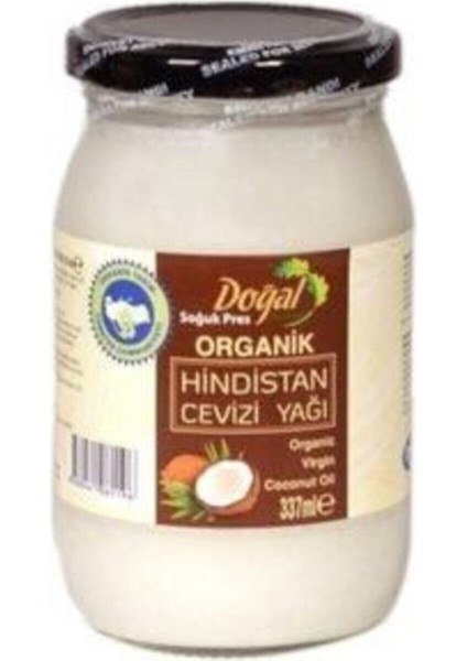 Soğuk Pres Hindistan Cevizi Yağı 337 ml