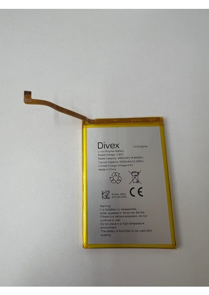 Omix X600 Batarya 4900mah devre koruması