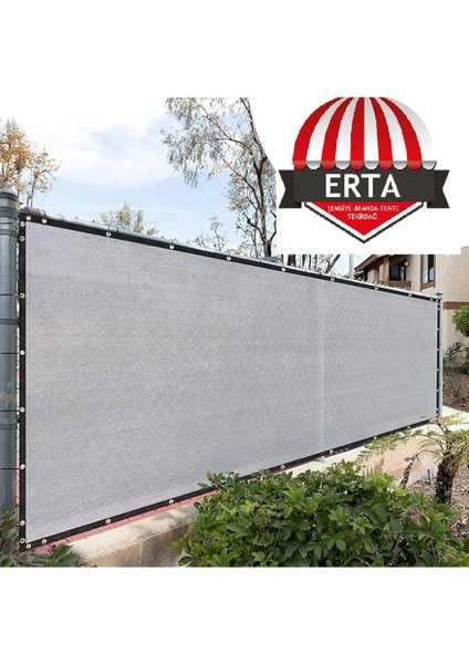 5.5 Metre x 1.5 Metre File Çit Brandası %95 Lik 300 Grm Fitilli Kapsüllü