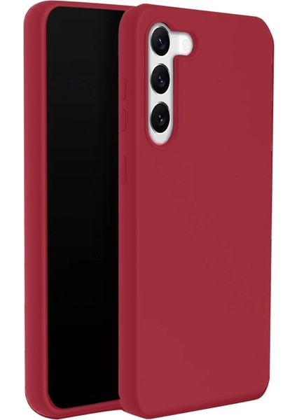 Samsung Galaxy S24 Plus Kılıf First Silikon - Kırmızı Bstmy