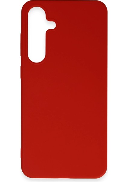 Samsung Galaxy S24 Plus Kılıf First Silikon - Kırmızı Bstmy