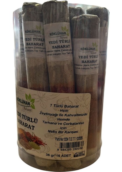 7 Türlü Baharat Net:36 gr