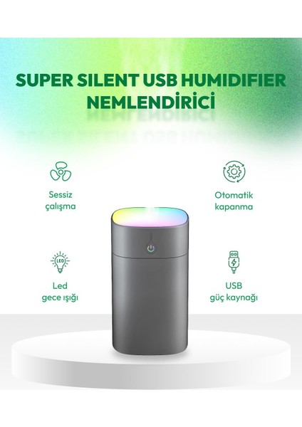 Sd-09 - 2W, 400 ml Işıklı Hava Nemlendirici