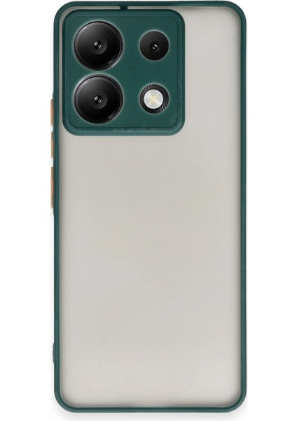 Xiaomi Redmi Note 13 5g Kılıf Montreal Silikon Kapak - Yeşil Bstmy