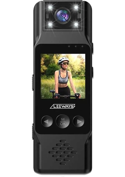 4K 1080P Hd Mini Vücut-Yaka Kamerası Aksiyon Kamerası
