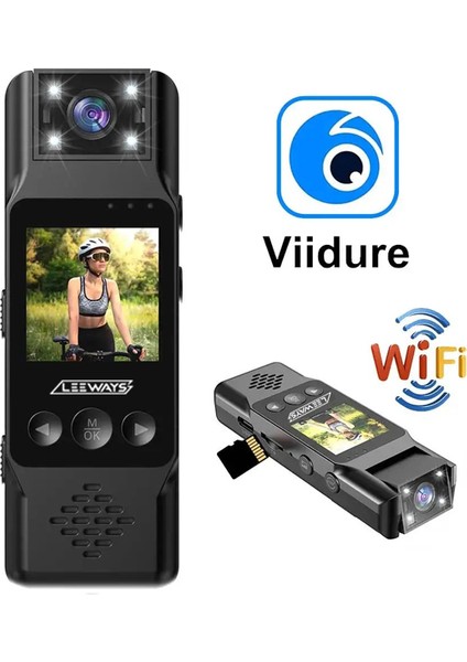 4K 1080P Hd Mini Vücut-Yaka Kamerası Aksiyon Kamerası