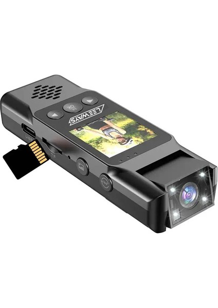 4K 1080P Hd Mini Vücut-Yaka Kamerası Aksiyon Kamerası