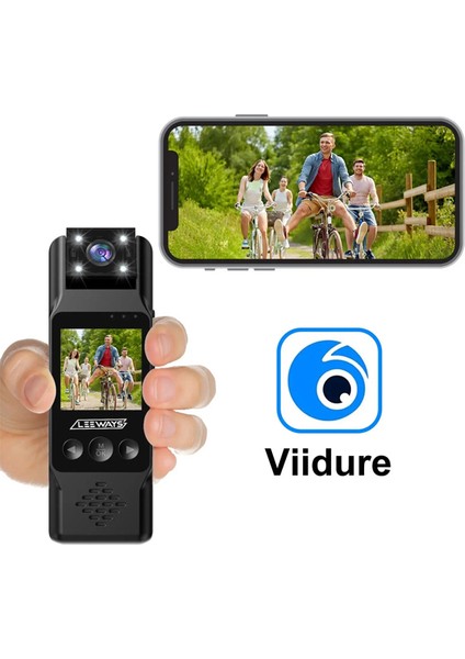 4K 1080P Hd Mini Vücut-Yaka Kamerası Aksiyon Kamerası